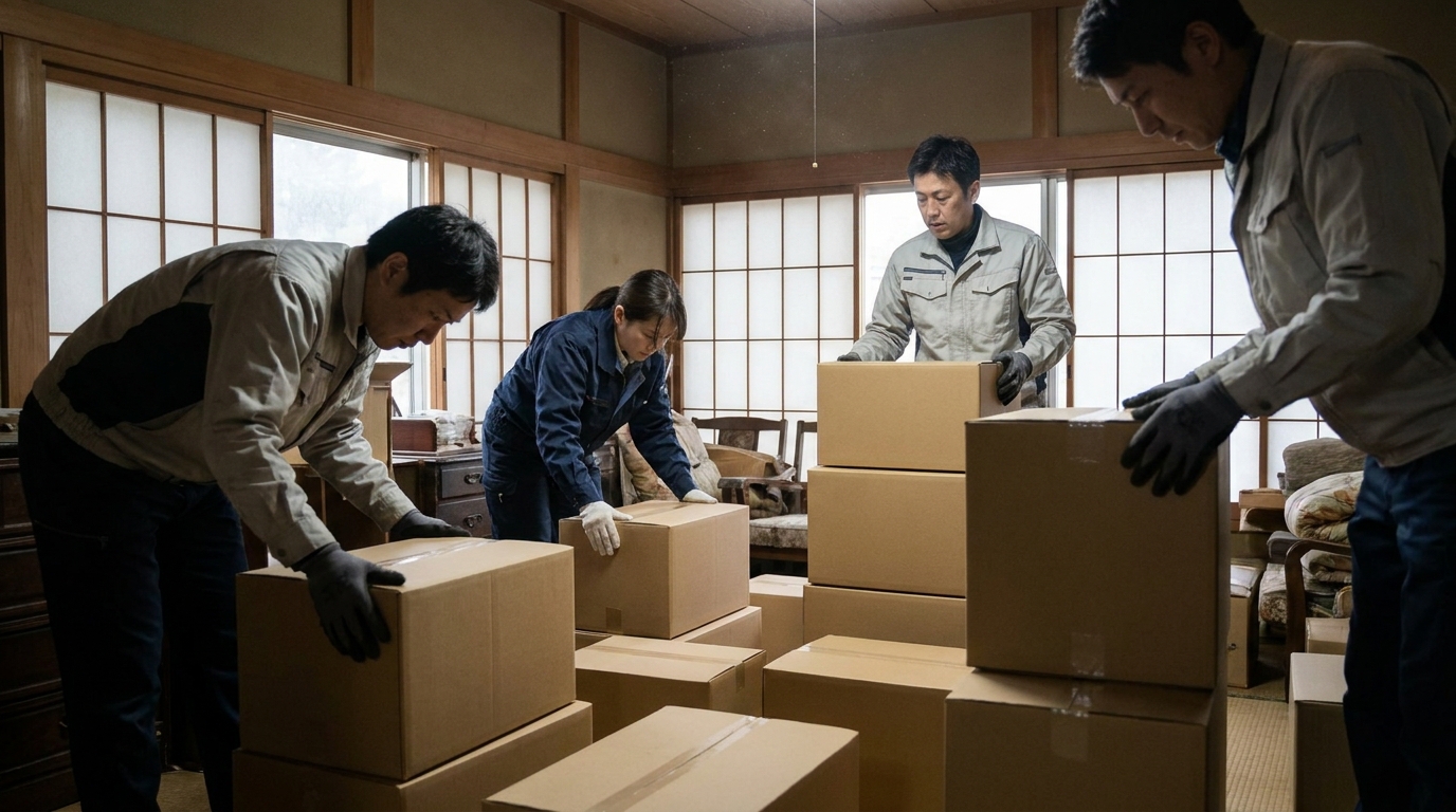 実家の片付け業者の選び方｜種類別の費用相場と依頼の流れを徹底解説